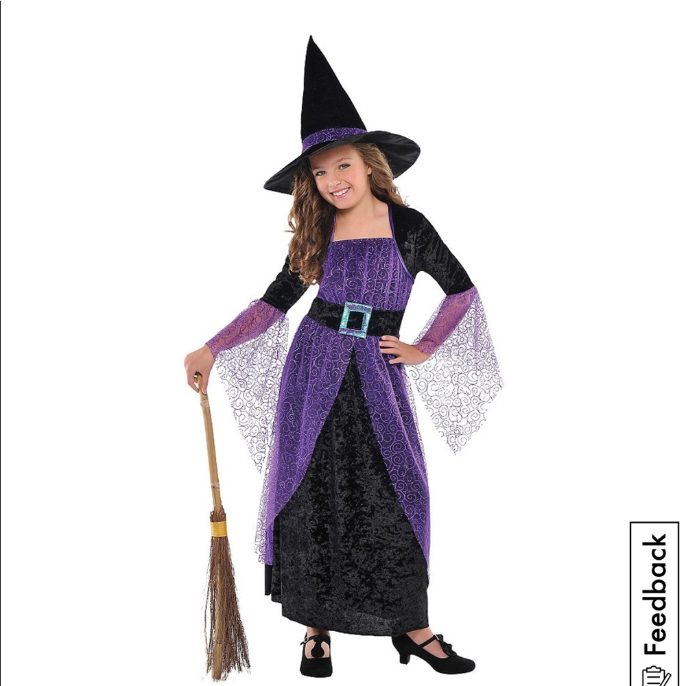 Girls Witch costume Medium